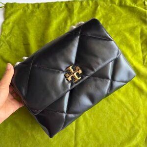 95% NEW TORY BURCH KIRA diamond quilt shoulder bag
